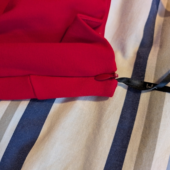 Lulu's One-Shoulder Red Dress - Picture 3 of 4